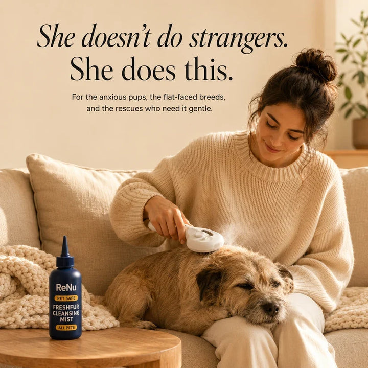 FreshFur Cool Mist Bonding™ Brush + Cleansing Mist Set